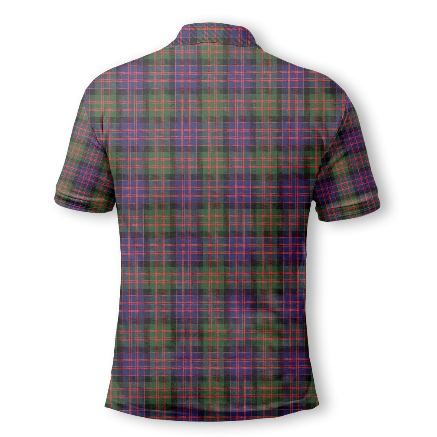 Clan Macbrayne Tartan Golf Men Polo Shirt Crest And Plaid Basic Style