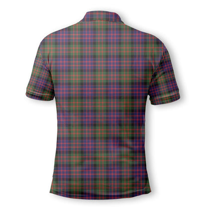 Clan Macbrayne Tartan Golf Men Polo Shirt Crest And Plaid Basic Style