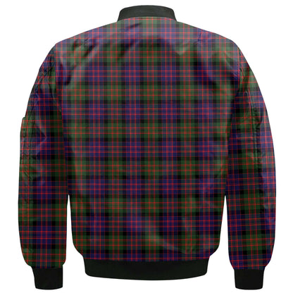 Clan Macbrayne Tartan Men Bomber Jacket Crest And Plaid Basic Style