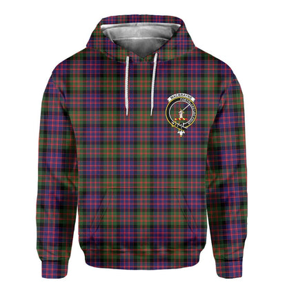 Clan Macbrayne Tartan Men Hoodie Crest And Plaid Basic Style