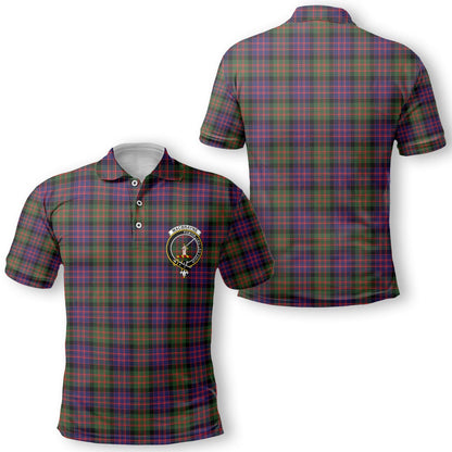 Clan Macbrayne Tartan Men Polo Shirt Crest And Plaid Basic Style