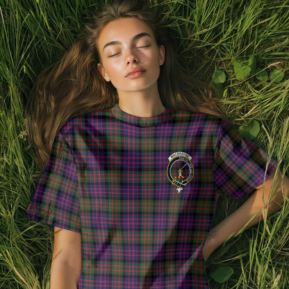 Clan Macbrayne Tartan Women T Shirt Crest And Plaid Basic Style