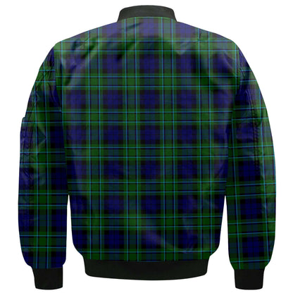 Clan Maccallum Tartan Men Bomber Jacket Crest And Plaid Basic Style