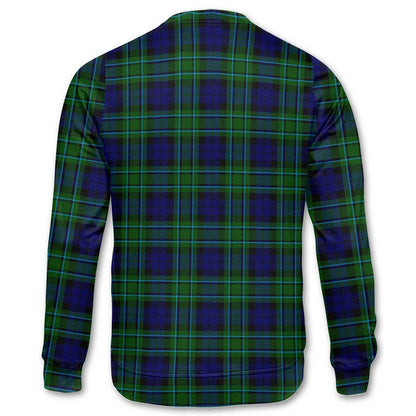 Clan Maccallum Tartan Men Sweatshirt Crest And Plaid Basic Style