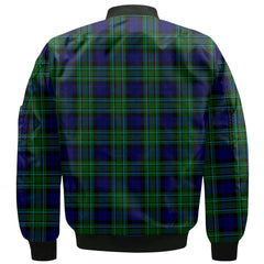 Clan Maccallum Tartan Women Bomber Jacket Crest And Plaid Basic Style