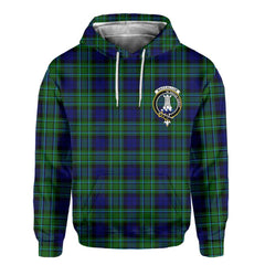Clan Maccallum Tartan Women Hoodie Crest And Plaid Basic Style