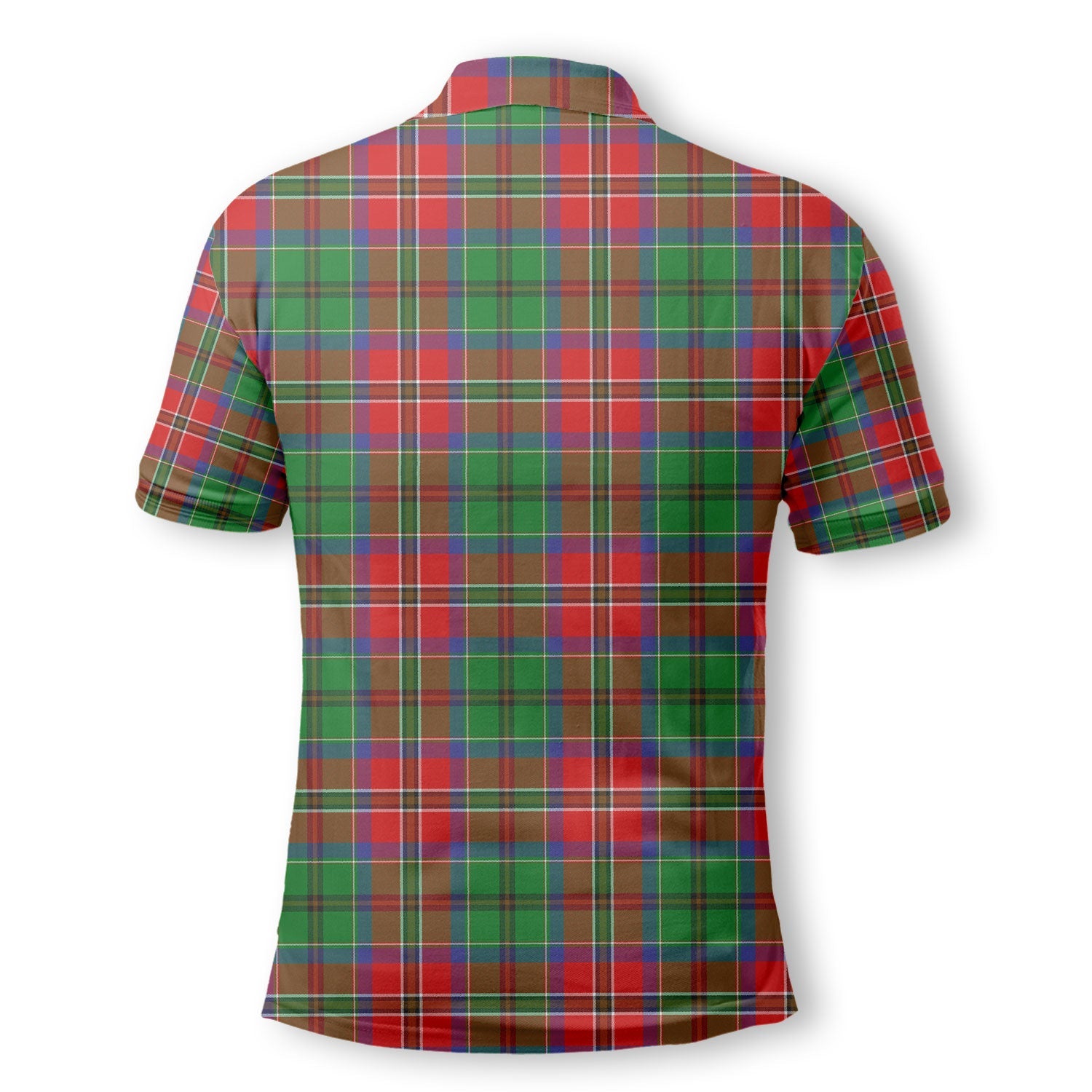 Clan Macculloch Tartan Golf Men Polo Shirt Crest And Plaid Basic Style