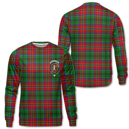 Clan Macculloch Tartan Men Sweatshirt Crest And Plaid Basic Style