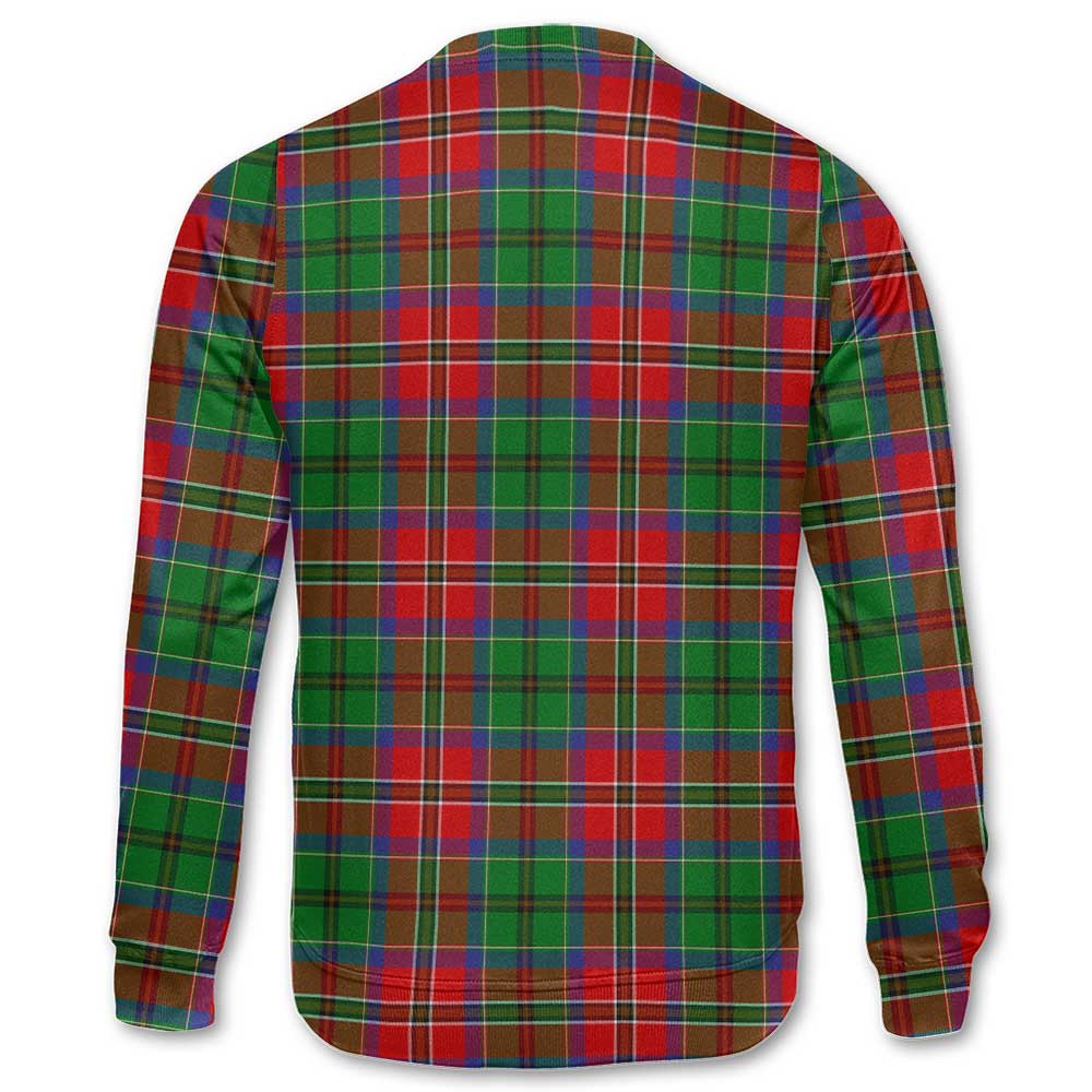 Clan Macculloch Tartan Men Sweatshirt Crest And Plaid Basic Style