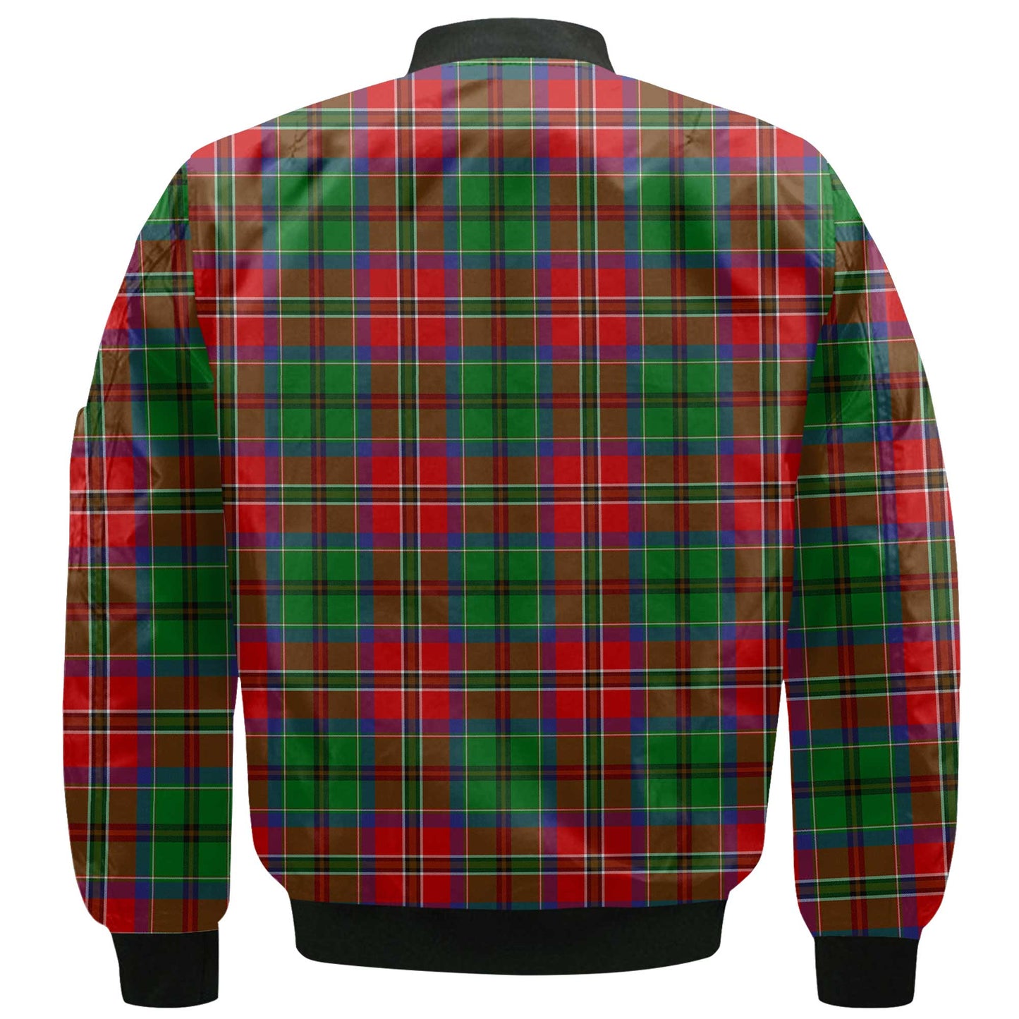 Clan Macculloch Tartan Women Bomber Jacket Crest And Plaid Basic Style