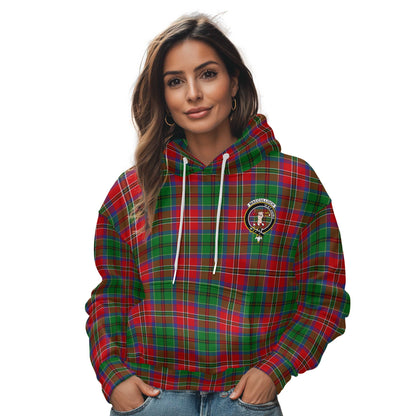 Clan Macculloch Tartan Women Hoodie Crest And Plaid Basic Style