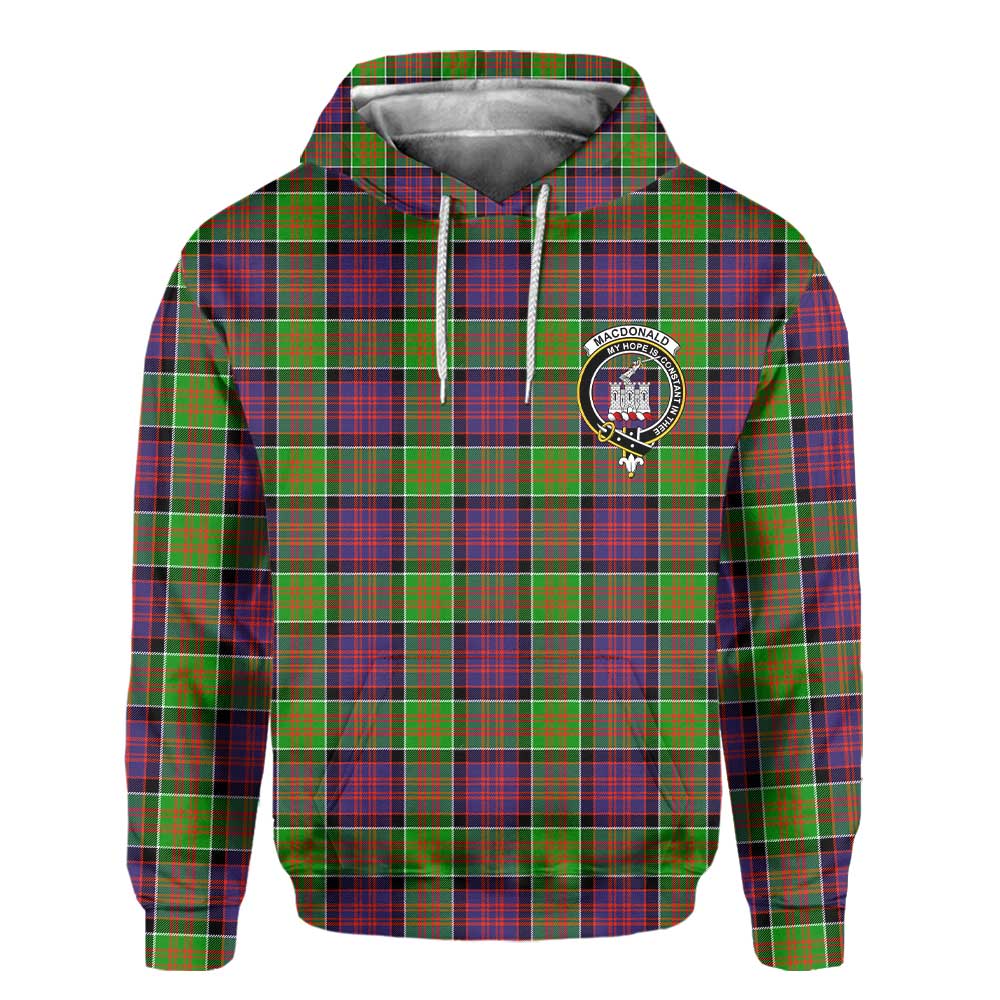 Clan Macdonald Donald Tartan Men Hoodie Crest And Plaid Basic Style