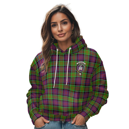 Clan Macdonald Donald Tartan Women Hoodie Crest And Plaid Basic Style