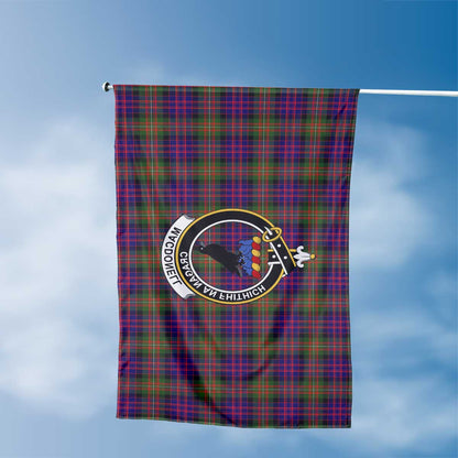 Clan Macdonell Of Glengarry Tartan Flag Crest And Plaid Basic Style