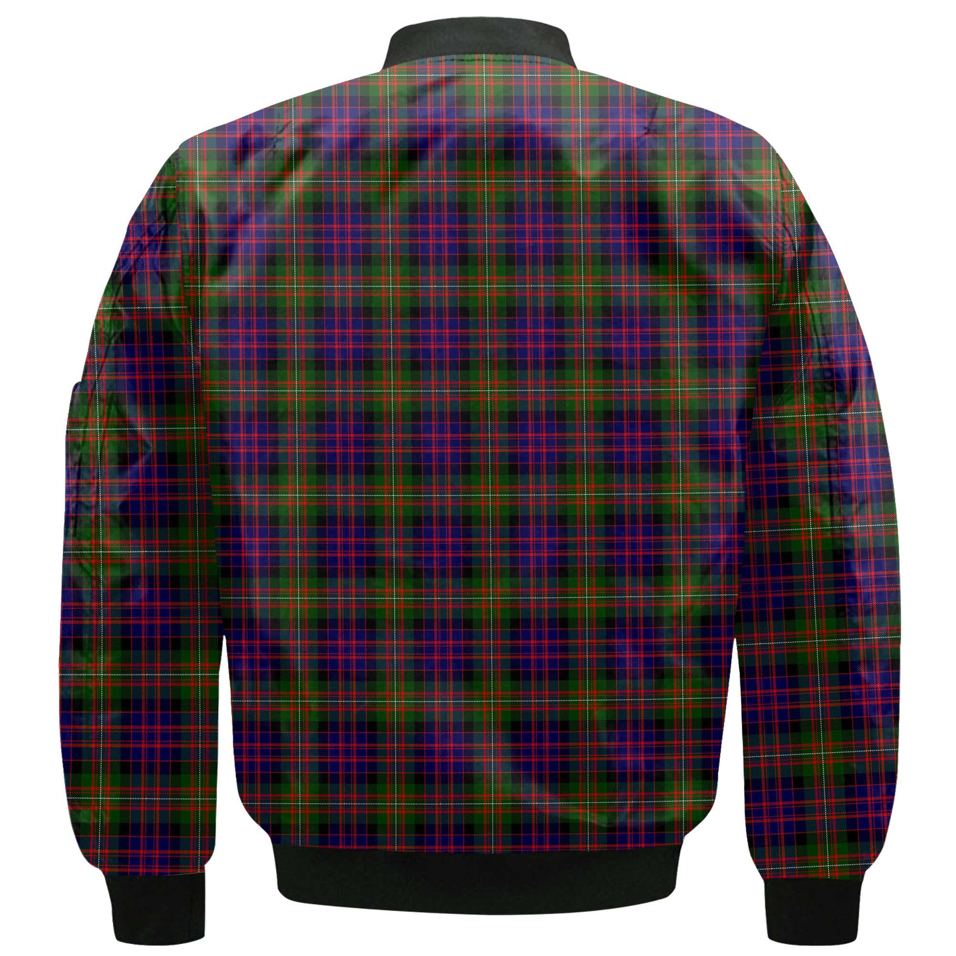 Clan Macdonell Of Glengarry Tartan Men Bomber Jacket Crest And Plaid Basic Style