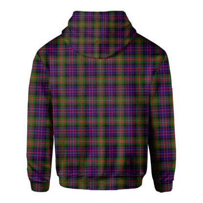 Clan Macdonell Of Glengarry Tartan Men Hoodie Crest And Plaid Basic Style