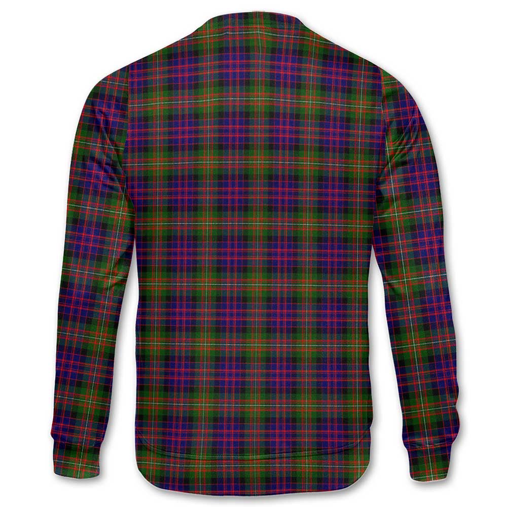 Clan Macdonell Of Glengarry Tartan Men Sweatshirt Crest And Plaid Basic Style