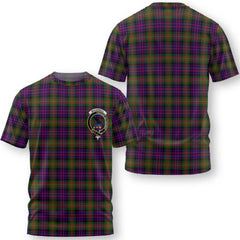 Clan Macdonell Of Glengarry Tartan Men T Shirt Crest And Plaid Basic Style