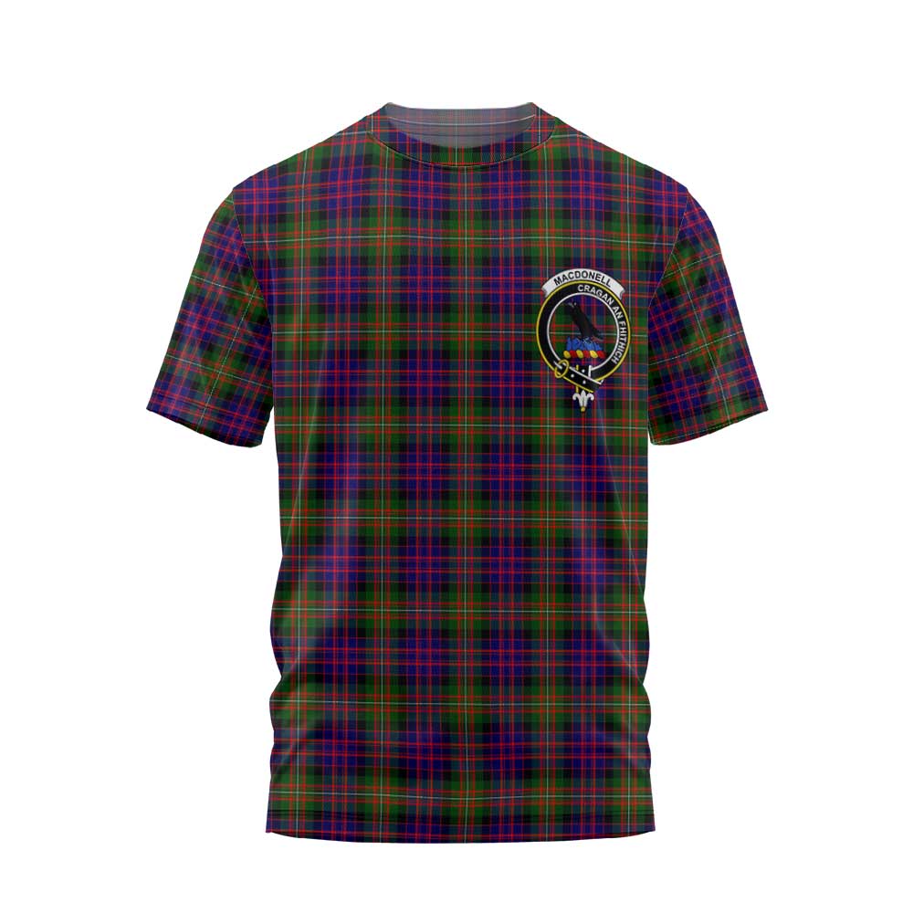 Clan Macdonell Of Glengarry Tartan Women T Shirt Crest And Plaid Basic Style