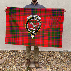 Clan Macdougall Tartan Flag Crest And Plaid Basic Style