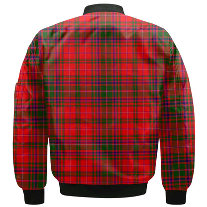 Clan Macdougall Tartan Men Bomber Jacket Crest And Plaid Basic Style