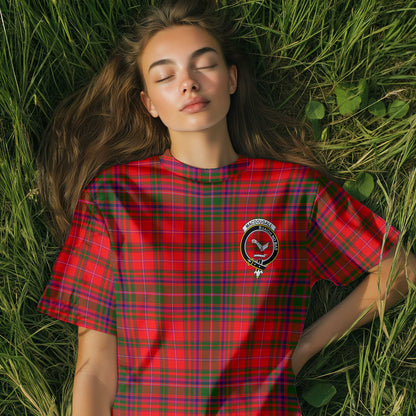 Clan Macdougall Tartan Women T Shirt Crest And Plaid Basic Style