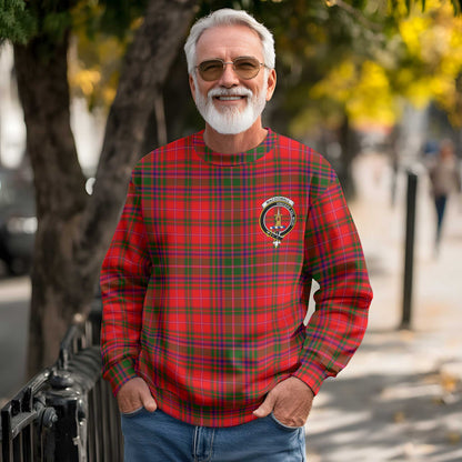 Clan Macdowall Tartan Men Sweatshirt Crest And Plaid Basic Style