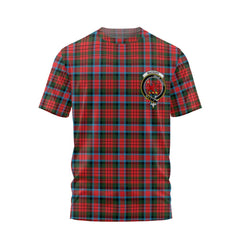 Clan Macduff Tartan Women T Shirt Crest And Plaid Basic Style