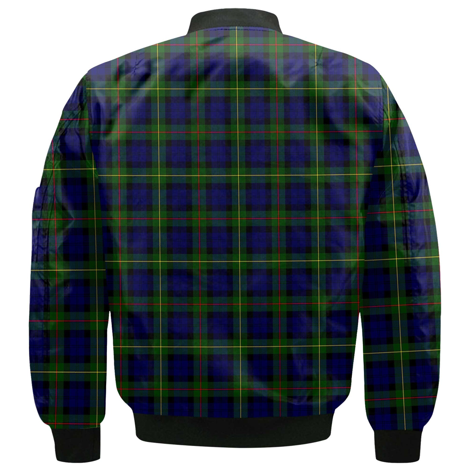 Clan Macewen Tartan Men Bomber Jacket Crest And Plaid Basic Style