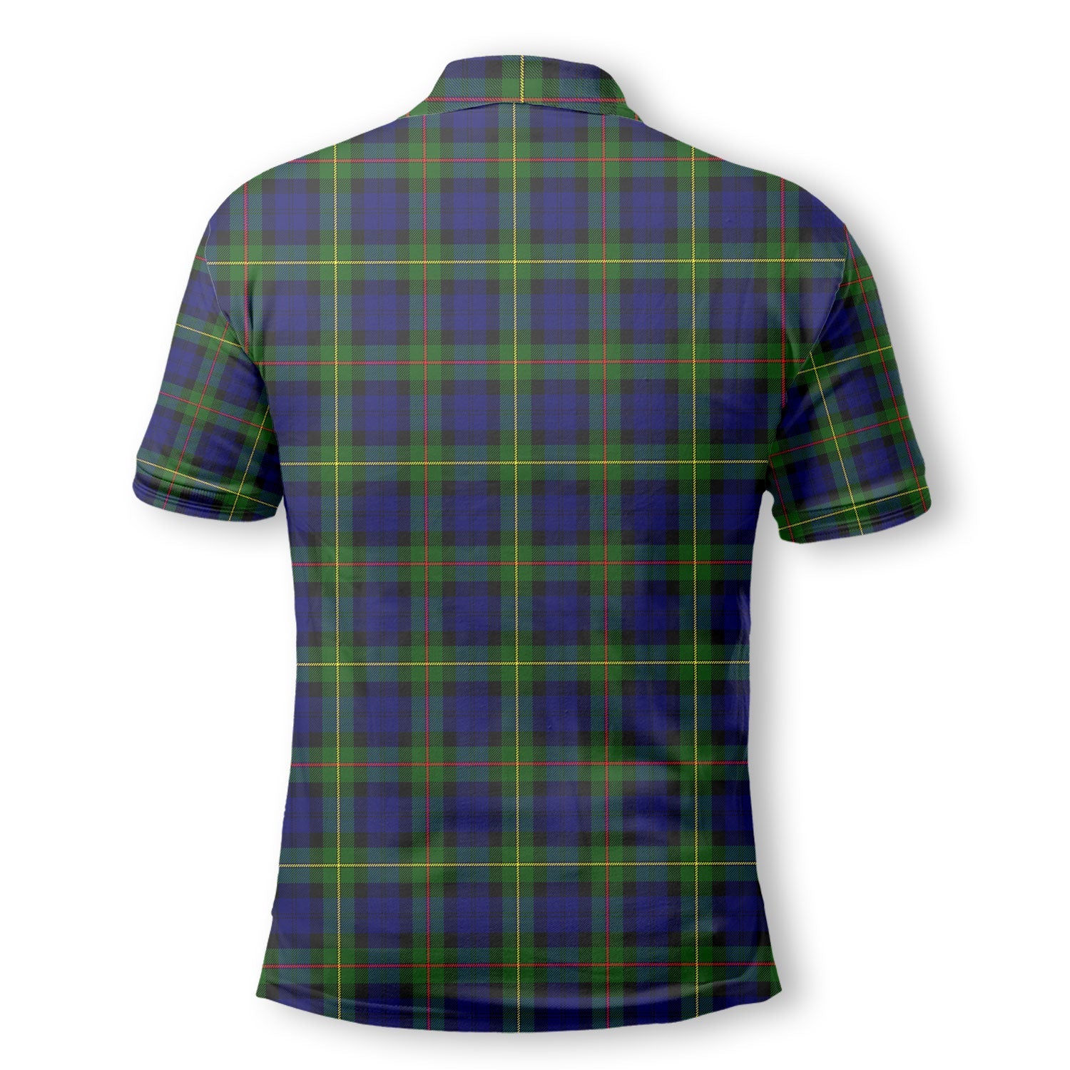 Clan Macewen Tartan Men Polo Shirt Crest And Plaid Basic Style