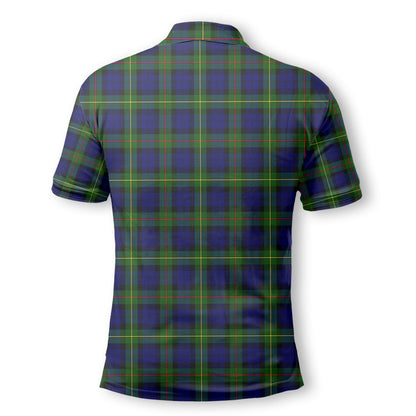 Clan Macewen Tartan Men Polo Shirt Crest And Plaid Basic Style