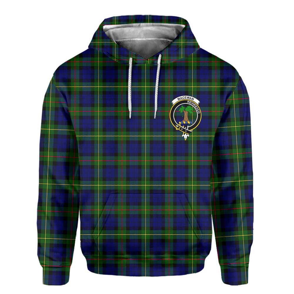 Clan Macewen Tartan Women Hoodie Crest And Plaid Basic Style