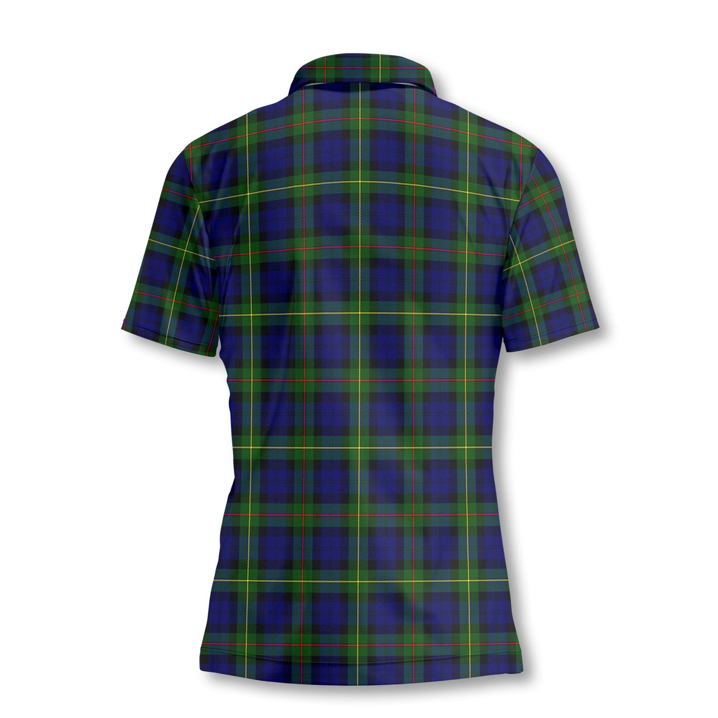 Clan Macewen Tartan Women Polo Shirt Crest And Plaid Basic Style