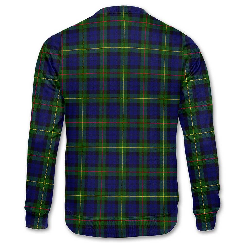 Clan Macewen Tartan Women Sweatshirt Crest And Plaid Basic Style