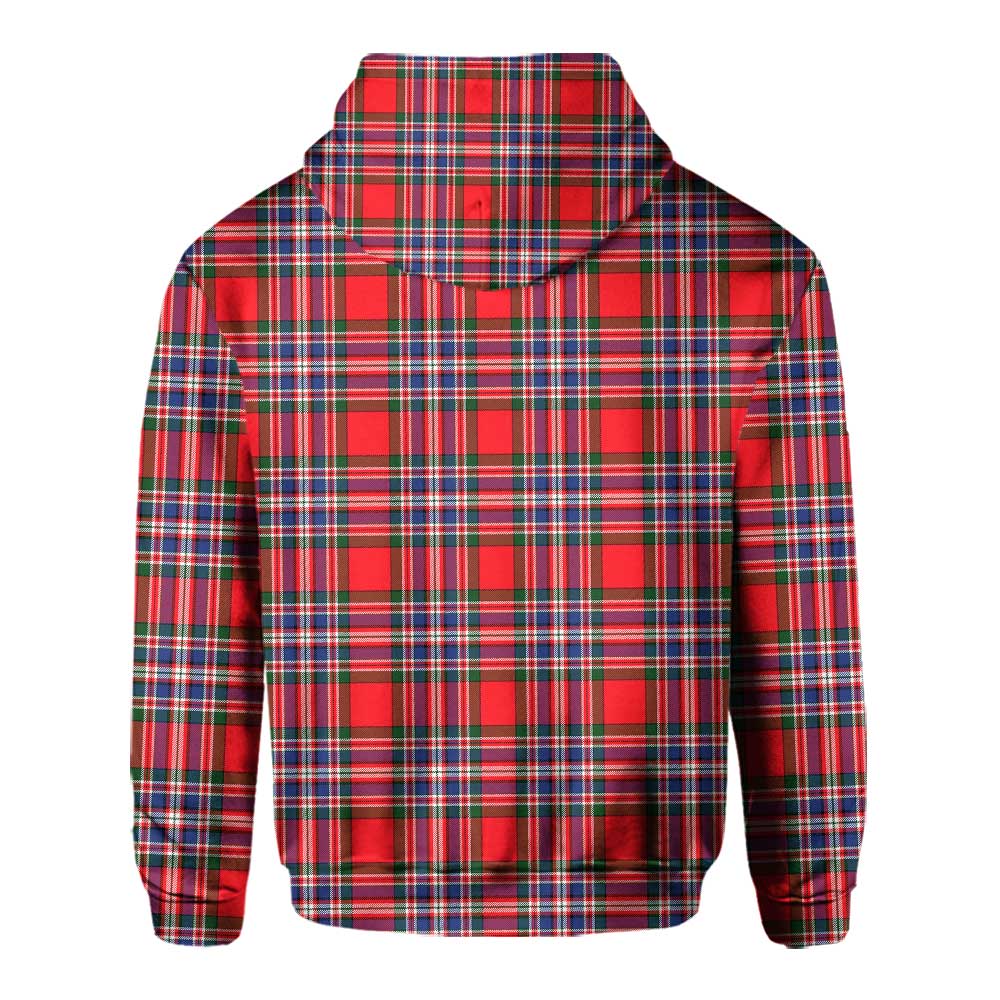 Clan Macfarlane Tartan Men Hoodie Crest And Plaid Basic Style