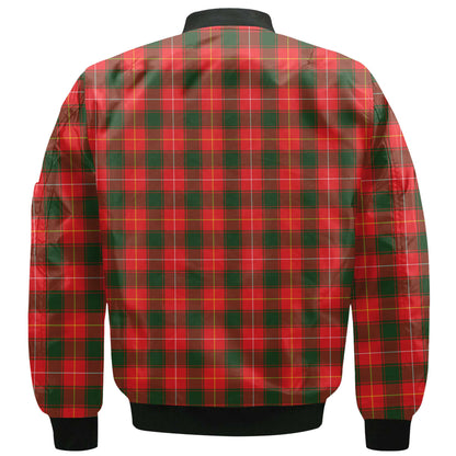 Clan Macfie Tartan Men Bomber Jacket Crest And Plaid Basic Style