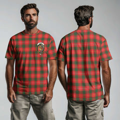 Clan Macfie Tartan Men T Shirt Crest And Plaid Basic Style