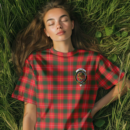 Clan Macfie Tartan Women T Shirt Crest And Plaid Basic Style