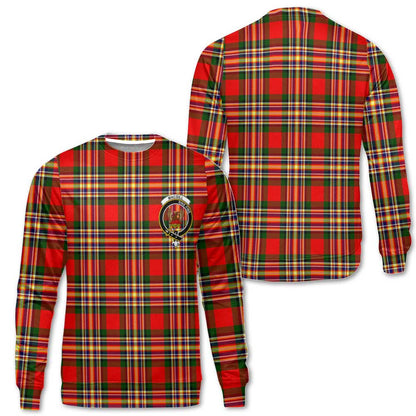 Clan Macgill Tartan Men Sweatshirt Crest And Plaid Basic Style