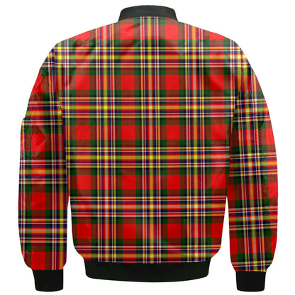 Clan Macgill Tartan Women Bomber Jacket Crest And Plaid Basic Style