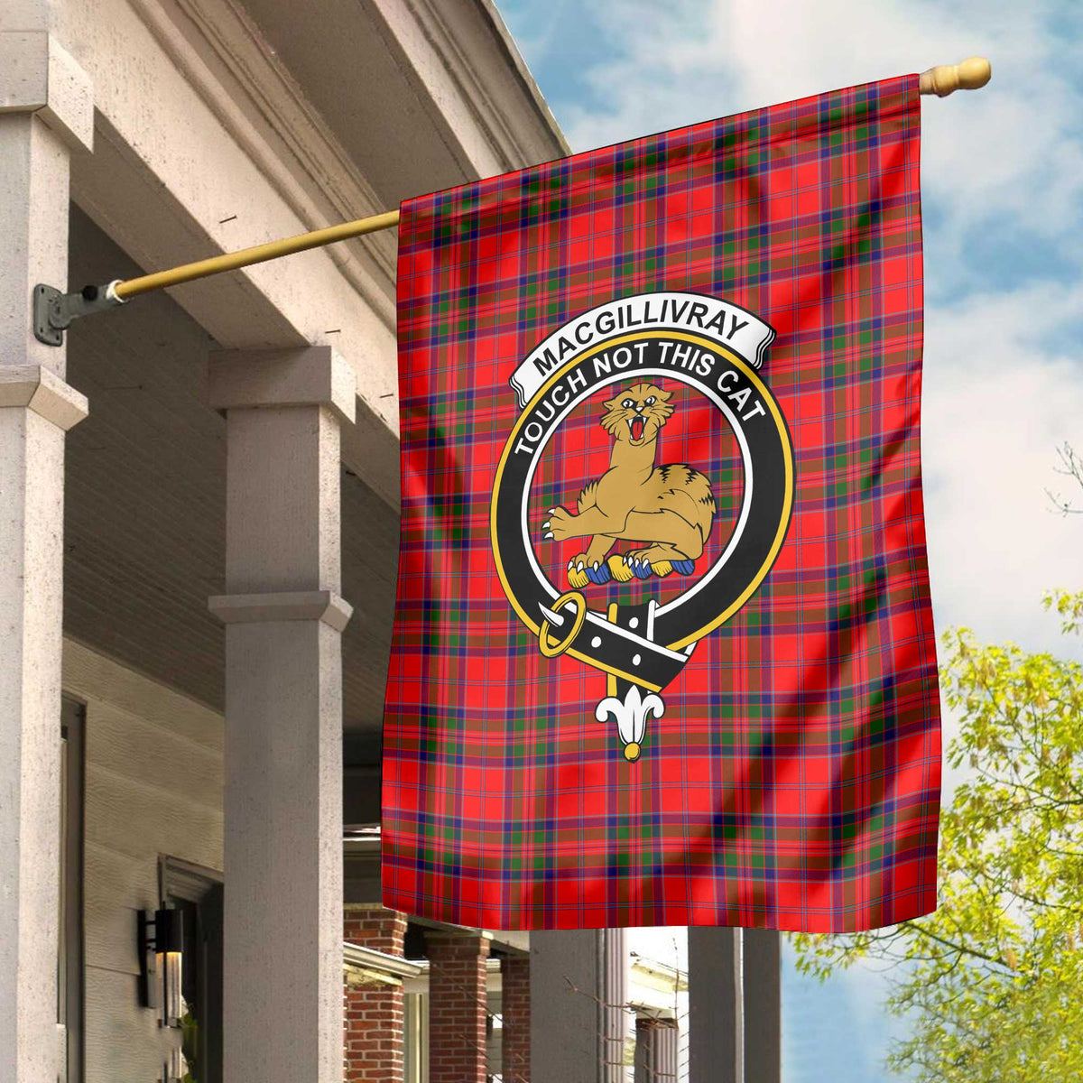 Clan Macgillivray Tartan Garden Flag Crest And Plaid Basic Style
