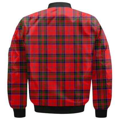 Clan Macgillivray Tartan Men Bomber Jacket Crest And Plaid Basic Style