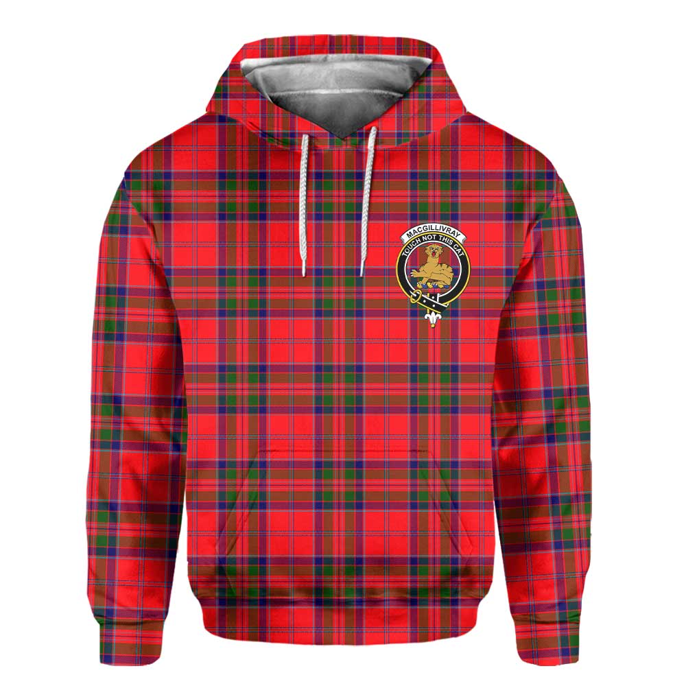 Clan Macgillivray Tartan Men Hoodie Crest And Plaid Basic Style