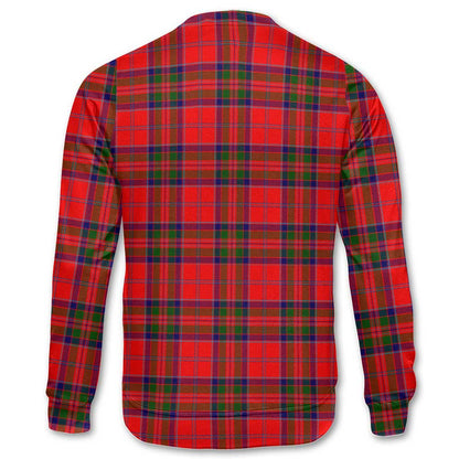 Clan Macgillivray Tartan Men Sweatshirt Crest And Plaid Basic Style