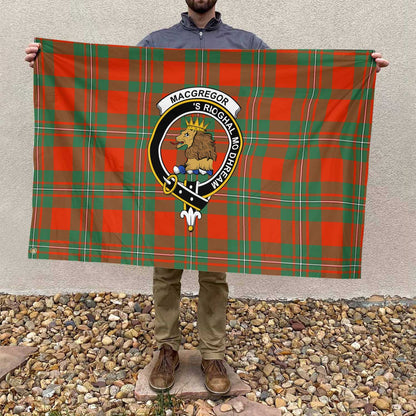 Clan Macgregor Tartan Flag 1 Crest And Plaid Basic Style Tartan House Flag Crest And Plaid Basic Style