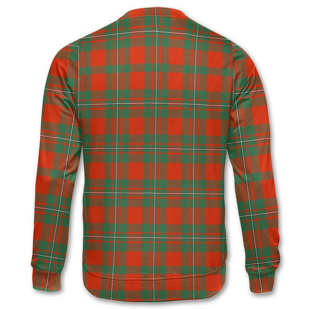 Clan Macgregor Tartan Men Sweatshirt Crest And Plaid Basic Style