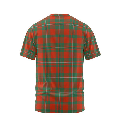 Clan Macgregor Tartan Men T Shirt Crest And Plaid Basic Style