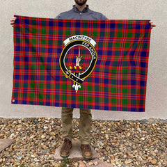 Clan Macintyre Tartan Flag Crest And Plaid Basic Style