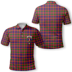 Clan Macintyre Tartan Men Polo Shirt Crest And Plaid Basic Style