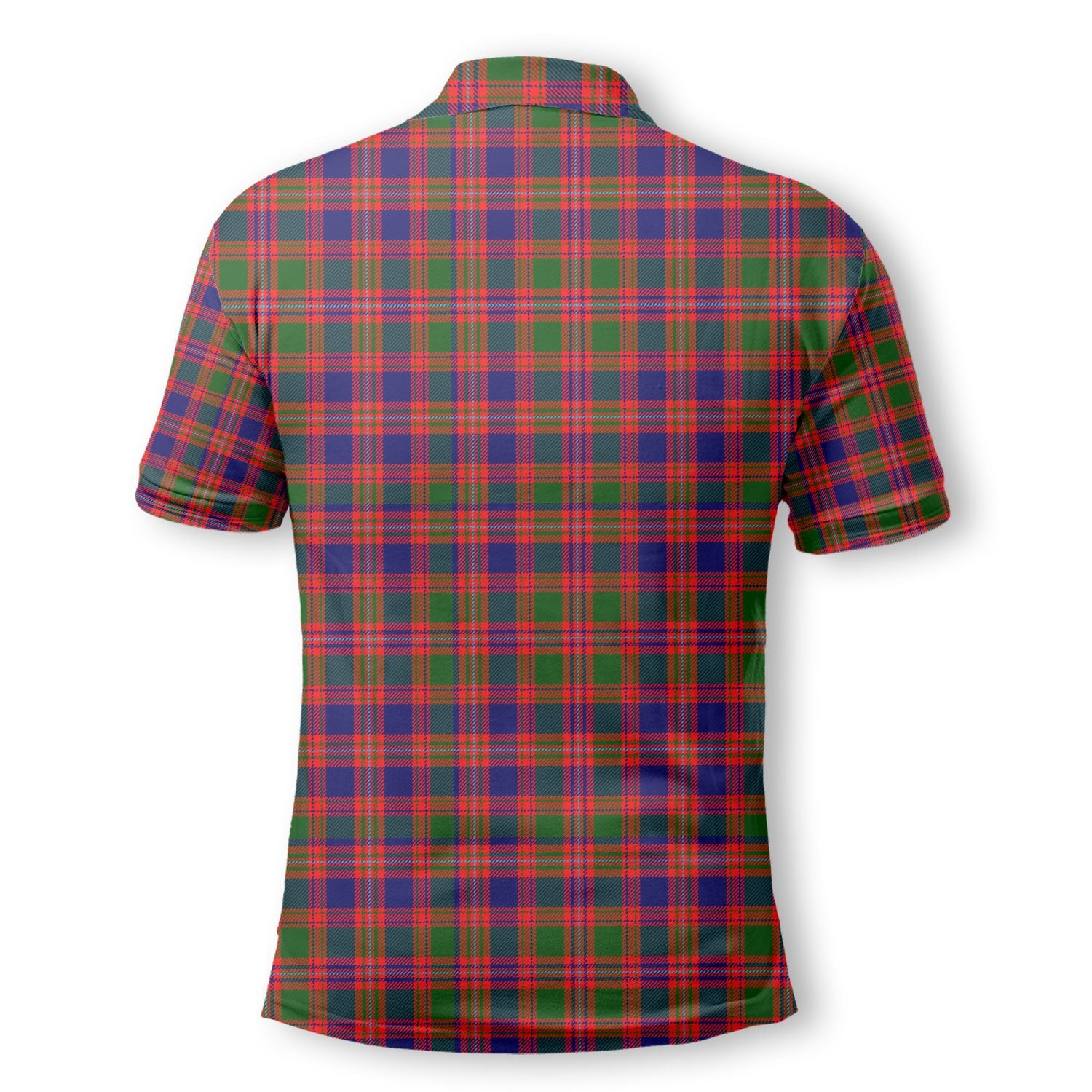 Clan Macintyre Tartan Men Polo Shirt Crest And Plaid Basic Style